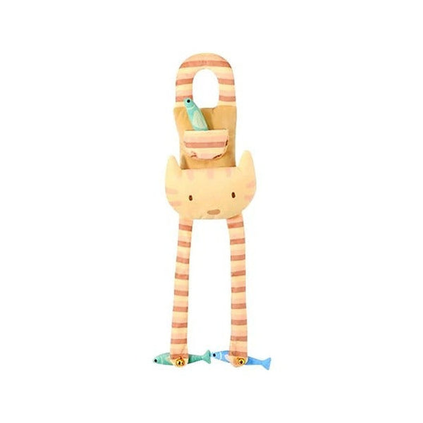 Door-Hanging Cat Teaser — Single Spring Toy for Door Handles