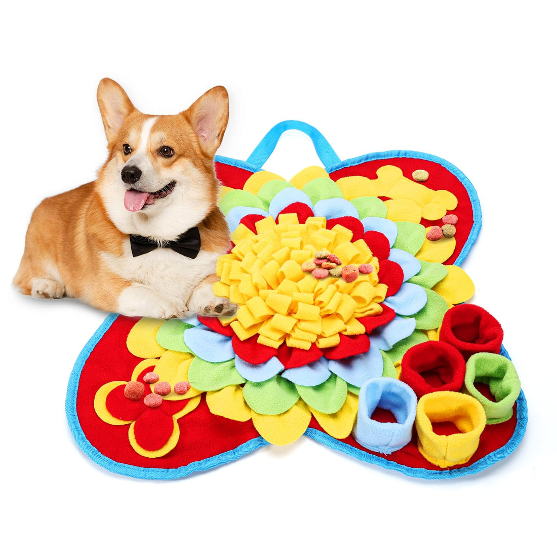 Snuffle mat for dogs — slow feeding and foraging enrichment