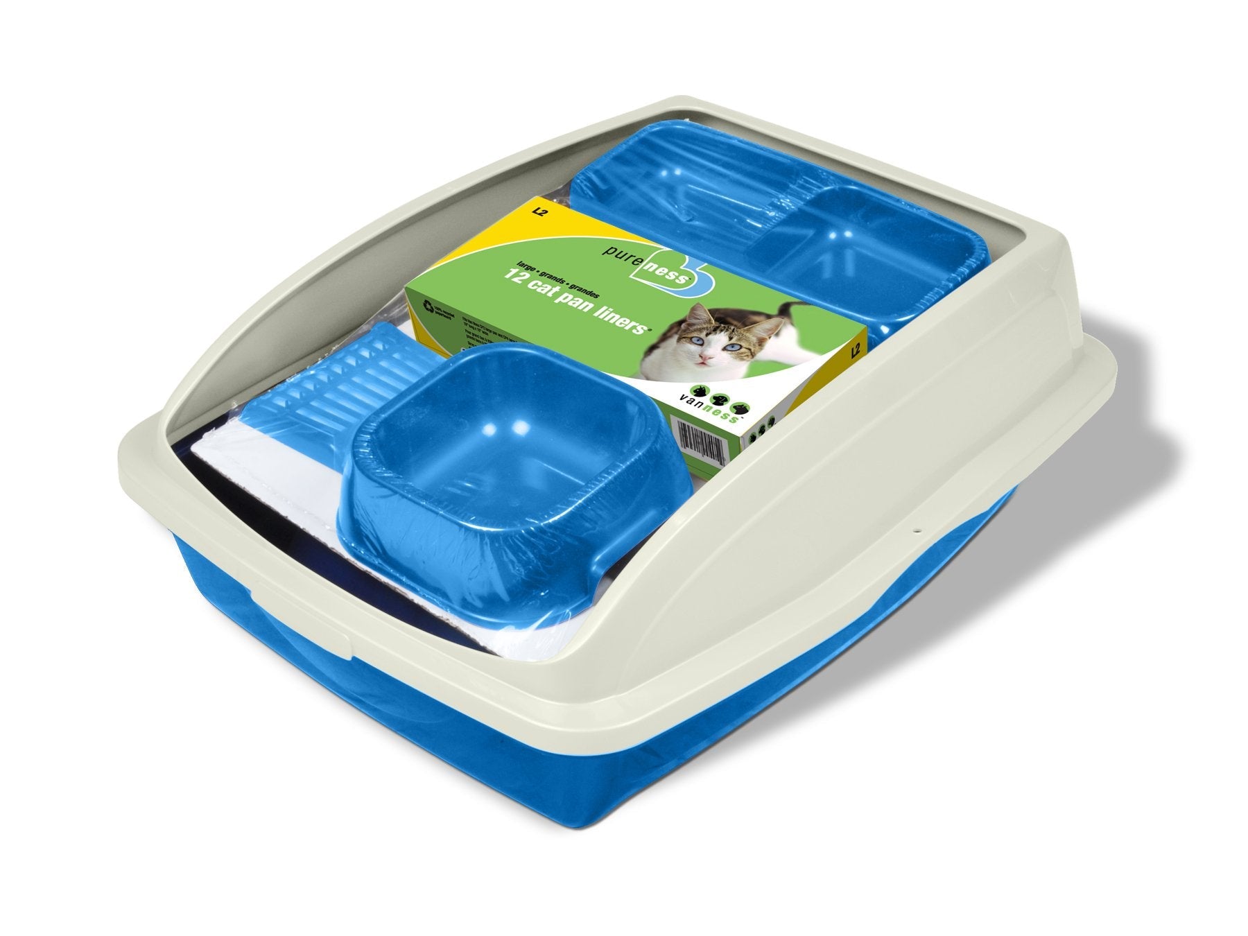 Cat litter box starter kit — introducing a cat to a new litter box