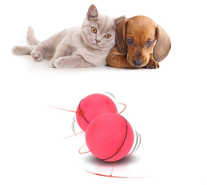 Self-Rolling LED Laser Cat Ball - Rechargeable Auto-Play Toy