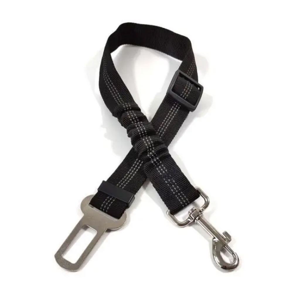 Reflective Dog Car Seat Belt — Bungee Tether, One Size