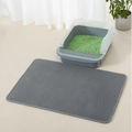 Double-Layer Cat Litter Mat 18" x 24" - Litter-Trapping EVA Mat