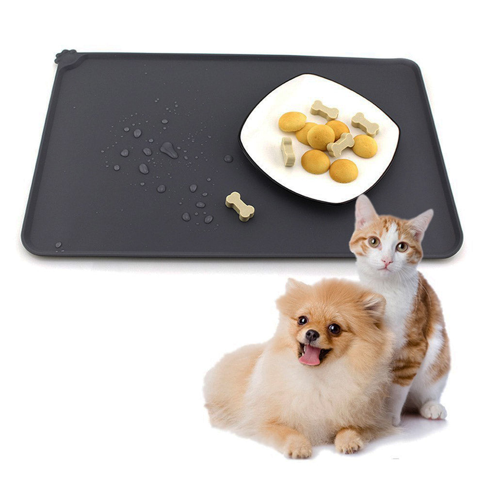 Silicone Pet Feeding Mat — Waterproof, Non-Slip, One Size
