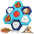 Spinning Dog Puzzle Feeder — 2-Layer Treat Board