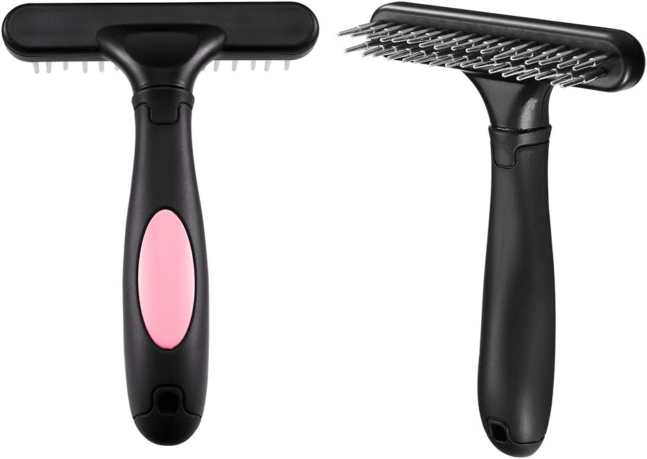 Double-Row Undercoat Rake for Dogs & Cats