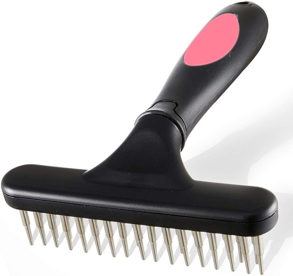 Double-Row Undercoat Rake for Dogs & Cats