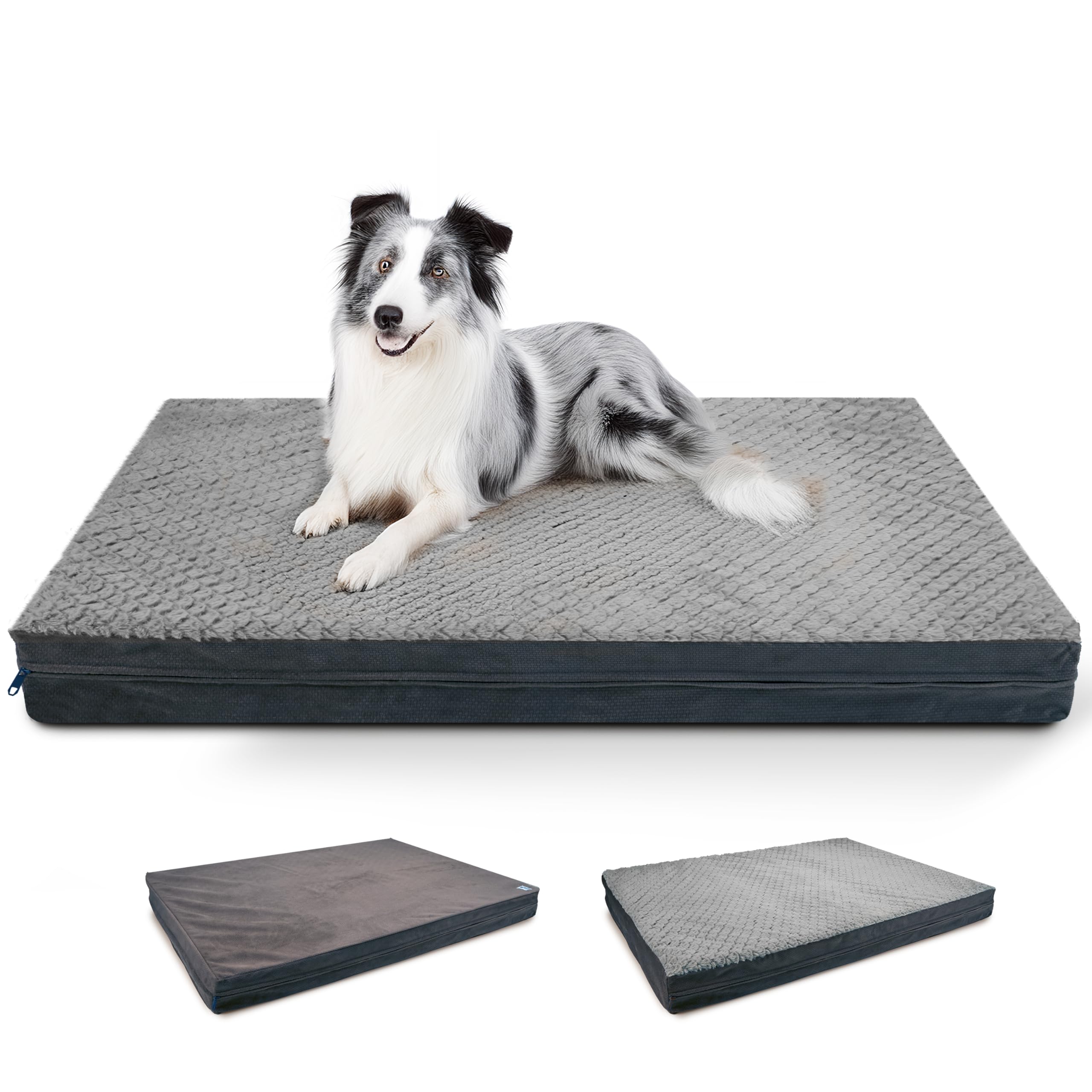 Reversible Waterproof Orthopedic Dog Bed - XL, Up to 100 lbs