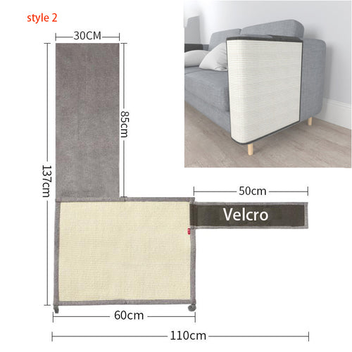 Cat Scratcher Board for Furniture Protection — Sofa & Wall Pad