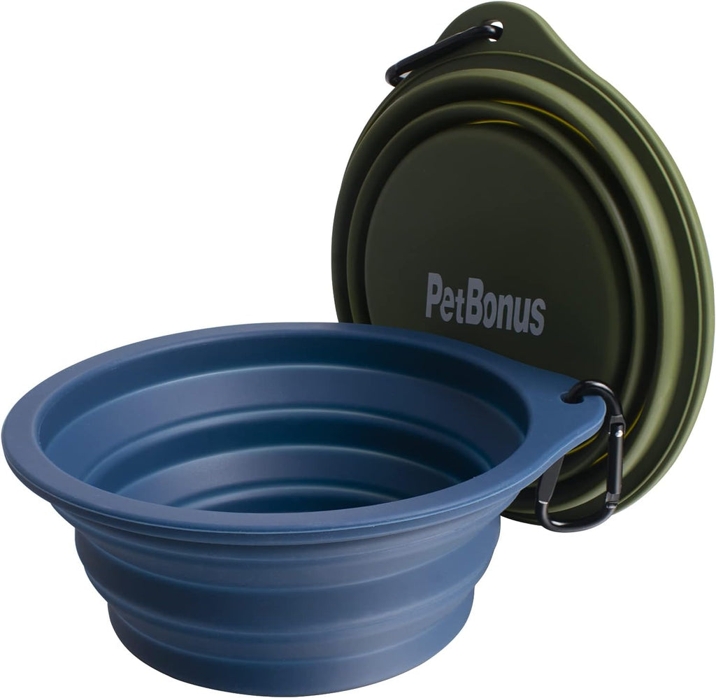 Collapsible silicone dog bowls - capacity detail