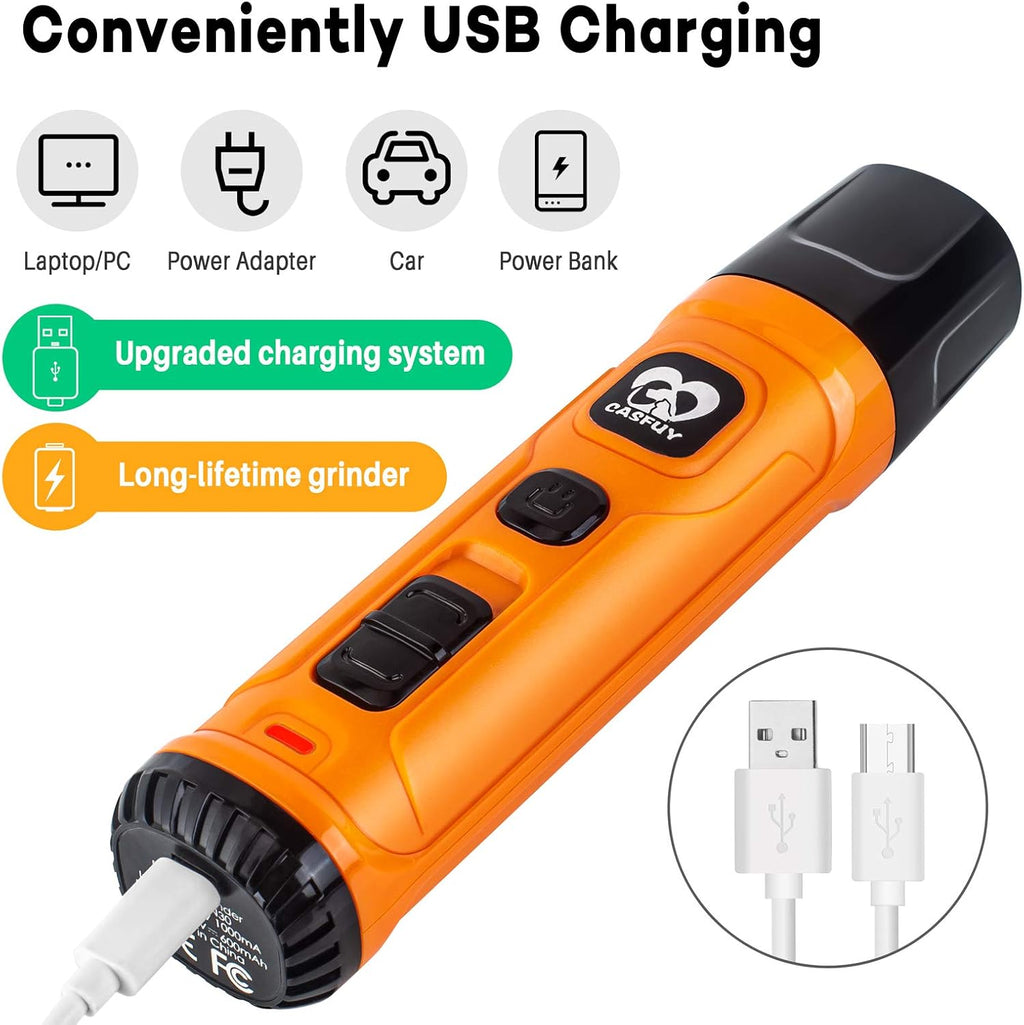 Dog nail grinder with LED lights – packaging