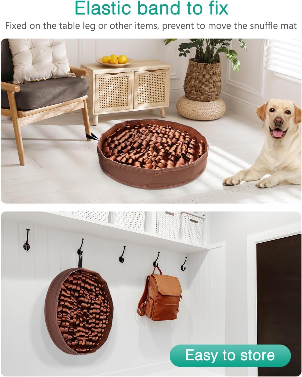 Snuffle mat for dogs 20x20 – detail