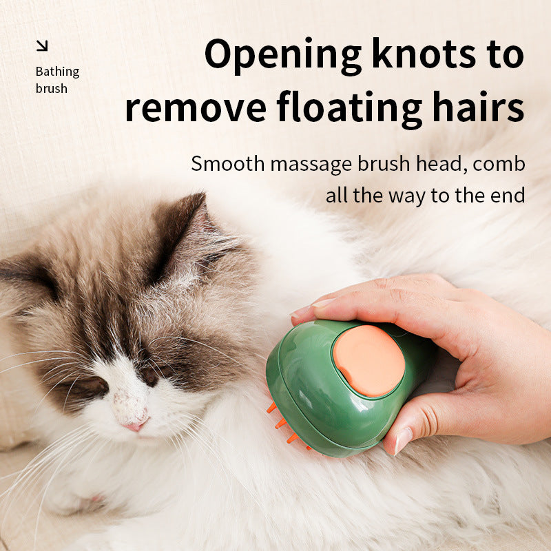 Spray Grooming Brush for Dogs & Cats — Rechargeable Mist Comb