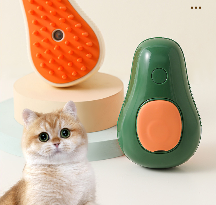 Spray Grooming Brush for Dogs & Cats — Rechargeable Mist Comb