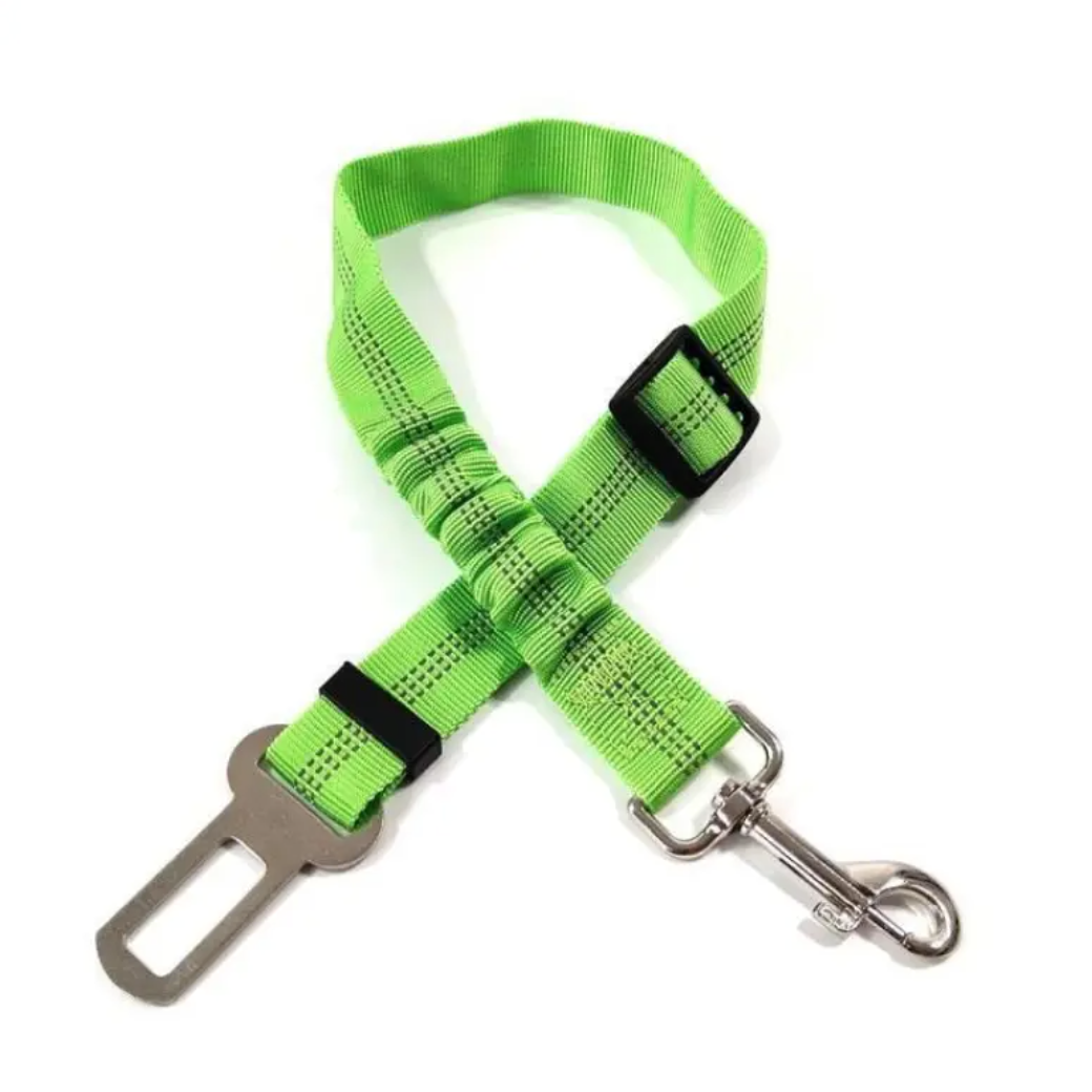 Reflective Dog Car Seat Belt — Bungee Tether, One Size