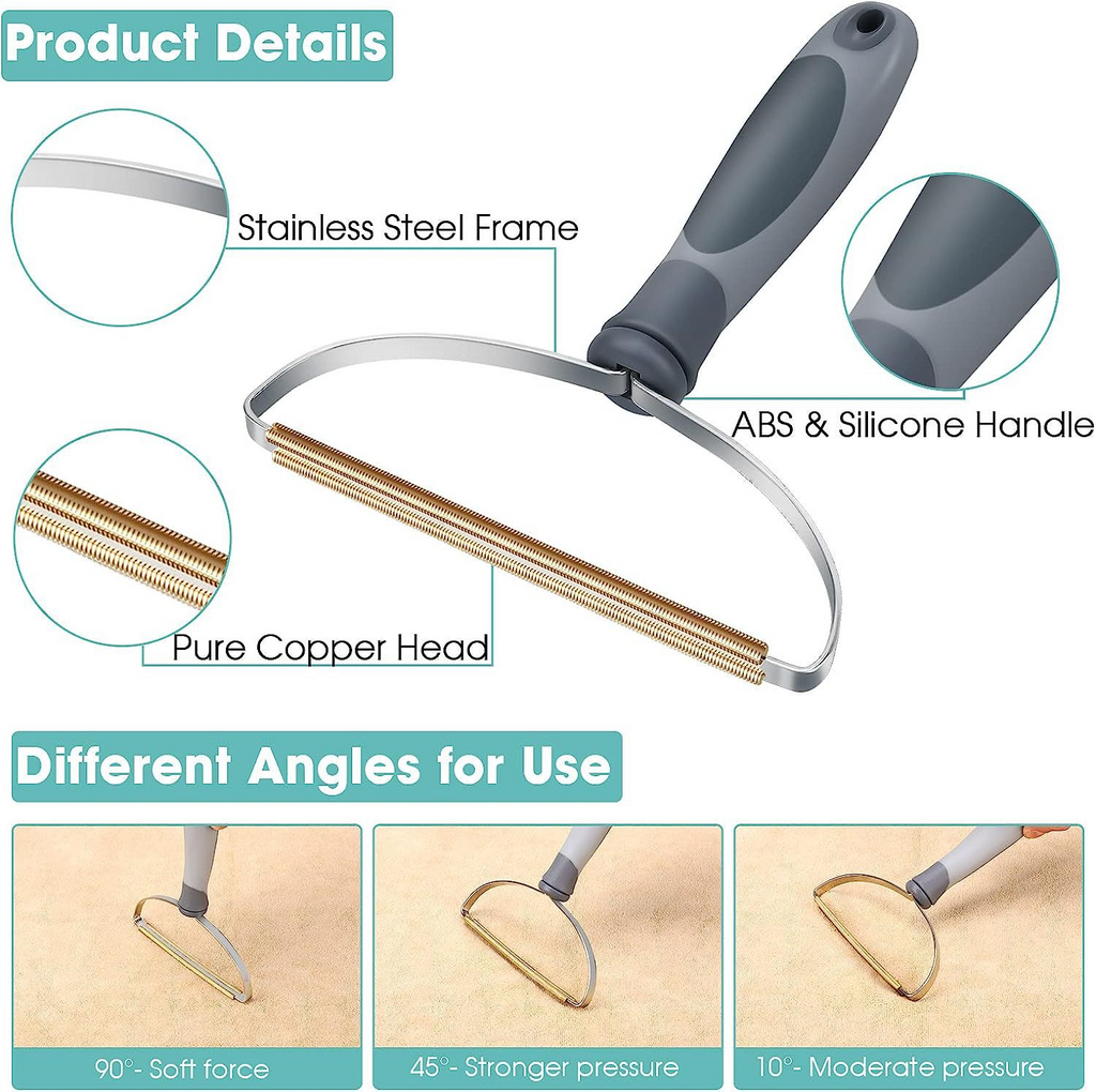 Reusable Pet Hair Remover Roller - Fur Lifter for Couches, Beds & Clothes