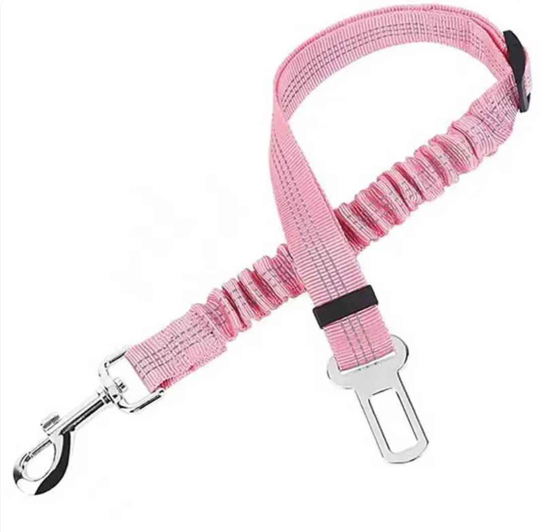 Reflective Dog Car Seat Belt — Bungee Tether, One Size