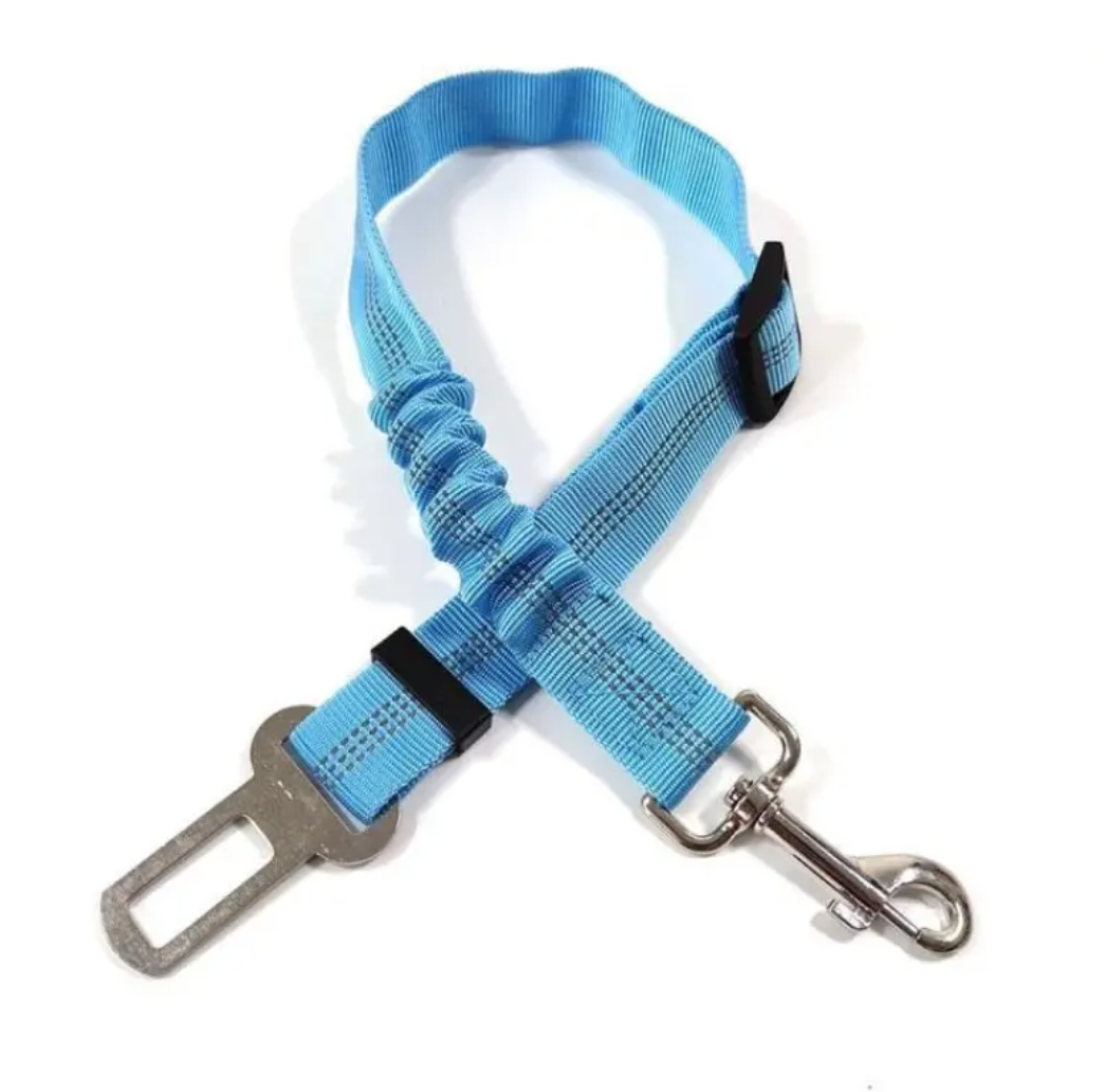 Reflective Dog Car Seat Belt — Bungee Tether, One Size