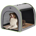 Collapsible Travel Dog Crate - 35.5 Inch Lightweight Portable Kennel