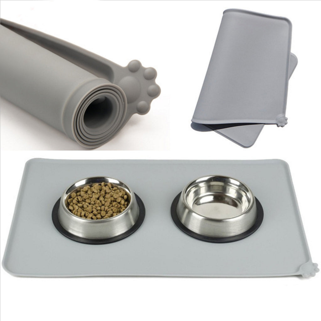 Silicone Pet Feeding Mat — Waterproof, Non-Slip, One Size