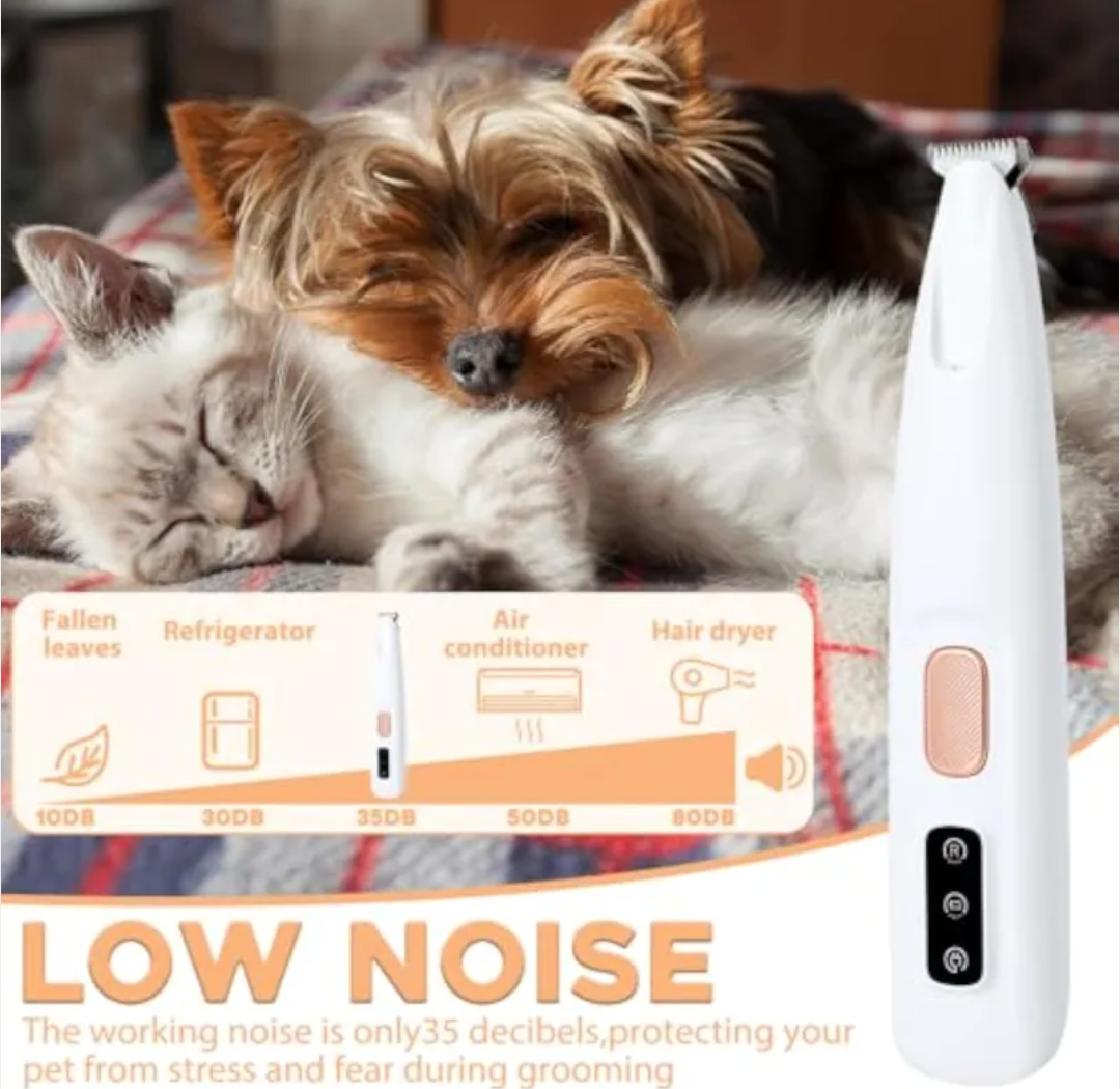 Paw Pad Trimmer for Dogs & Cats — Rechargeable, LED Light