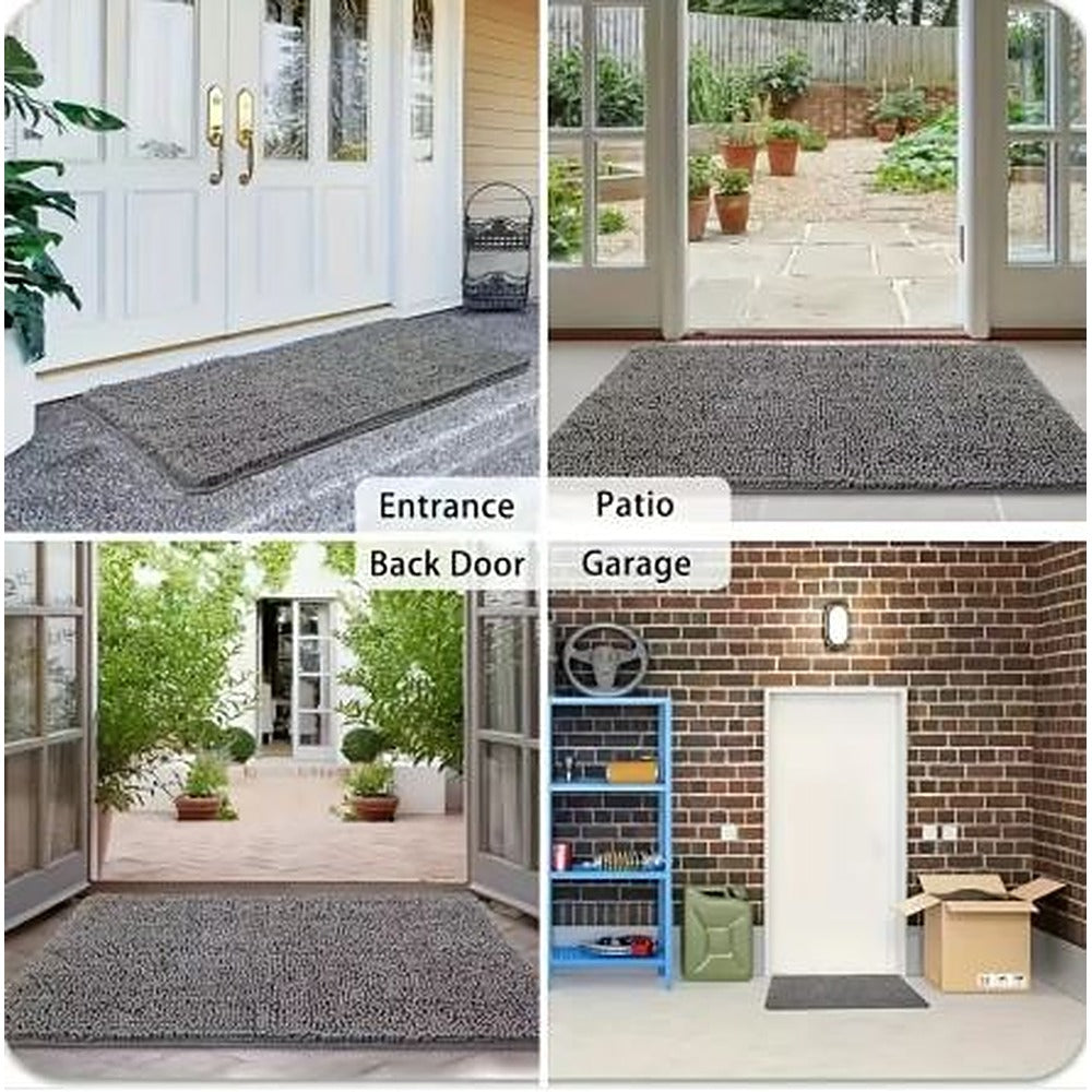 Muddy Paw Door Mat placed at an entrance, patio, back door and garage